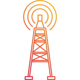 Communication tower icon