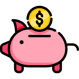 Piggy bank icon