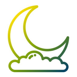 bewölkte nacht icon