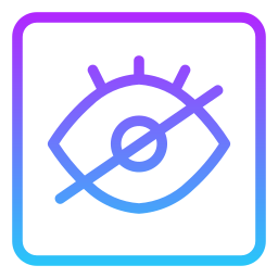 oculto icono