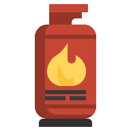 Gas cylinder icon