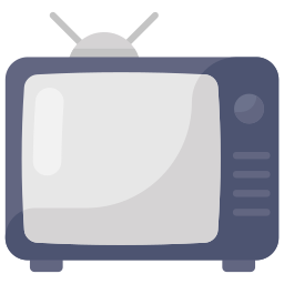 monitor de tv icono