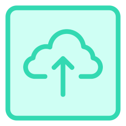 caricamento su cloud icona