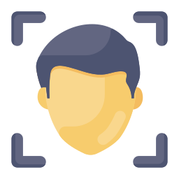 Facial recognition icon