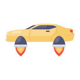 Hover car icon