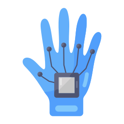 Wired glove icon