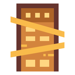 Abandoned house icon