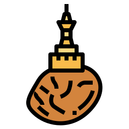 pagoda di kyaiktiyo icona