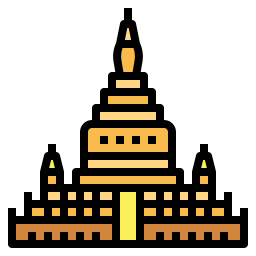 pagode shwezigon Ícone