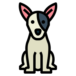 Bull terrier icon