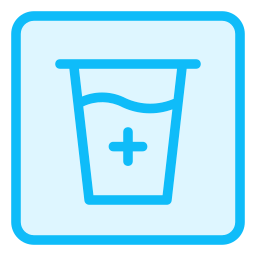 Drink water icon