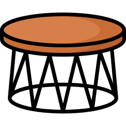 tavola rotonda icona