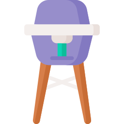 silla alta icono