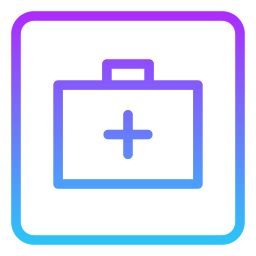 Medical kit icon