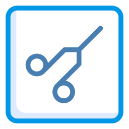 les ciseaux Icône