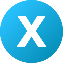 Letter x icon