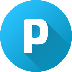 文字p icon