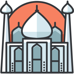 taj mahal icon