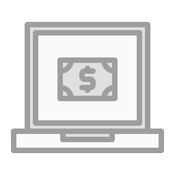 cyfrowe pieniądze ikona