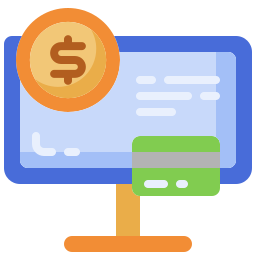 Online payment icon