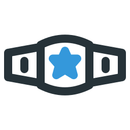 Champion belt icon