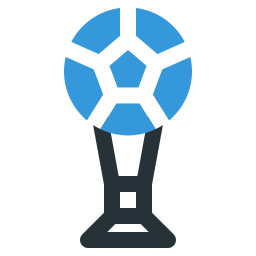 Football cup icon