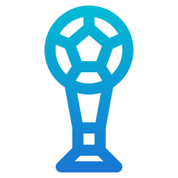 Football cup icon