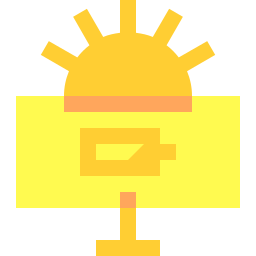 Solar panels icon