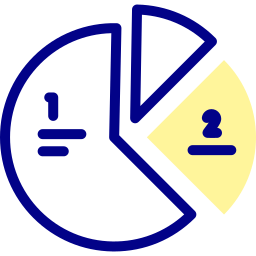 diagramme circulaire Icône