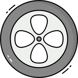Car wheel icon