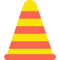 Traffic cone icon