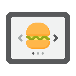 aplicación de restaurante icono