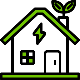 casa ecológica icono
