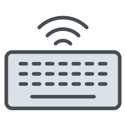 Wireless keyboard icon