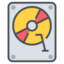 Storage disk icon