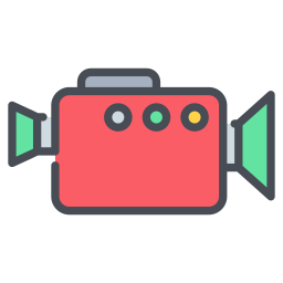 Movie camera icon