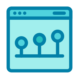 Analytic chart icon