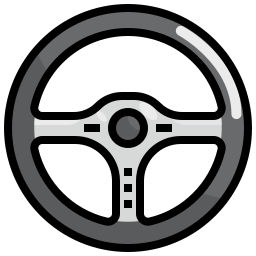 Steering wheel icon