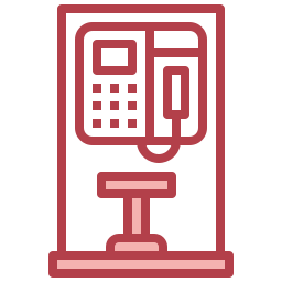 cabina telefónica icono