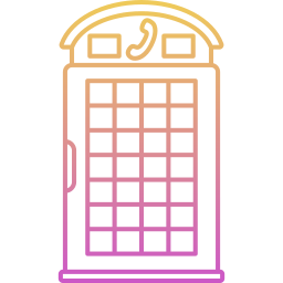 Телефонная будка иконка