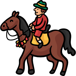 Катание на лошадях иконка