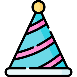 sombrero de fiesta icono