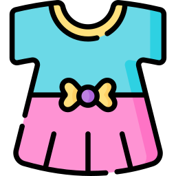 Baby dress icon