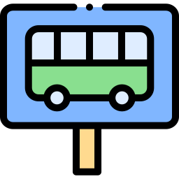 Автобусная остановка иконка