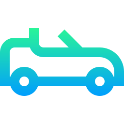 Convertible car icon