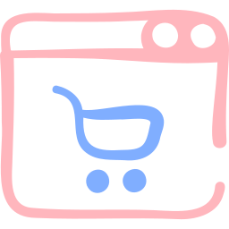 Online shopping icon