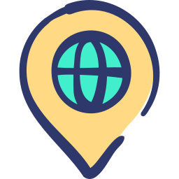 pin de ubicación icono