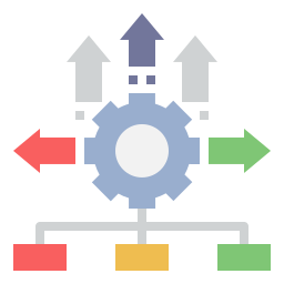 stratégie de développement Icône