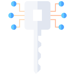 digitaler schlüssel icon