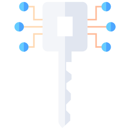 klucz cyfrowy ikona